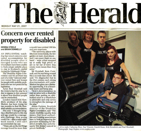 concern over rented property for disabled